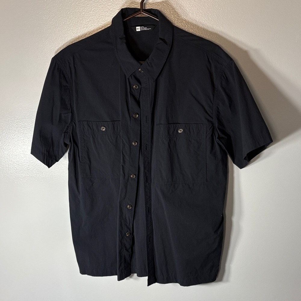 MEC Men's Blue Casual Button Down Shirt
